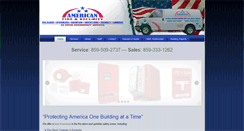 Desktop Screenshot of americanfireandsecurity.net